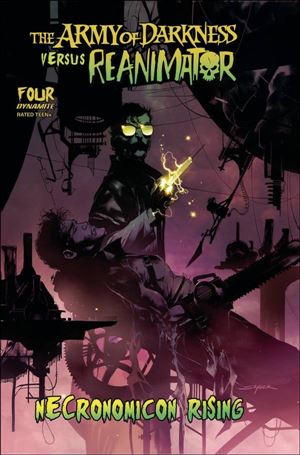 Army of Darkness vs Reanimator: Necronomicon Rising issue 4-D Stuart Sayger Cover