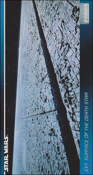 Star Wars Widevision (Base Set) card 96 Ext. Surface of the Death Star
