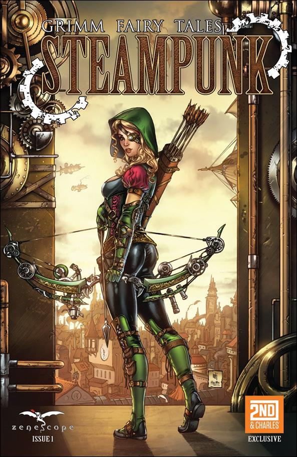Grimm Fairy Tales: Steampunk issue 1-E Mike Krome 2nd & Charles Cover 1/500