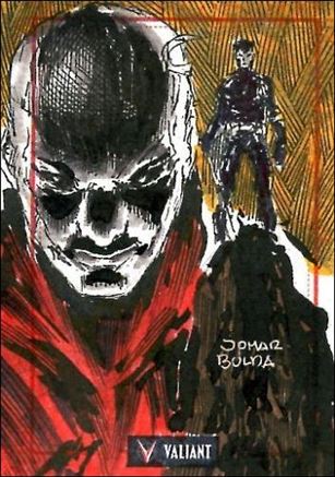 2013 Valiant Comics Preview Trading Card Set (Sketch Card Subset) card JBul-10
