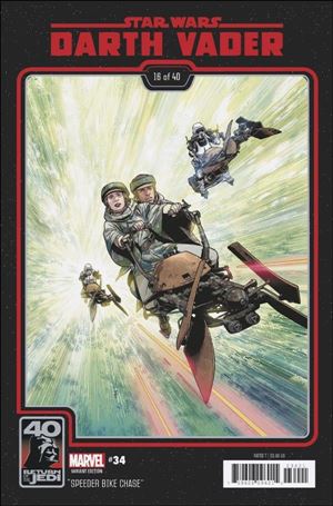 Star Wars: Darth Vader issue 34-C Chris Sprouse ROTJ 40th Anniversary Cover