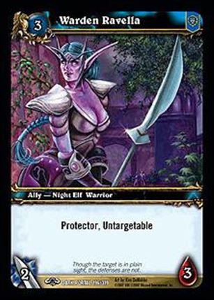 World of Warcraft: Through the Dark Portal (Base Set) card 196 Warden Ravella