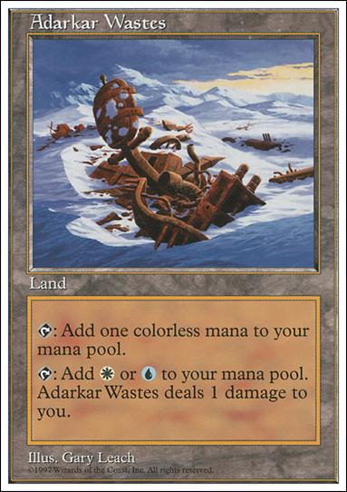 Magic the Gathering: 5th Edition (Base Set) card 410 Adarkar Wastes