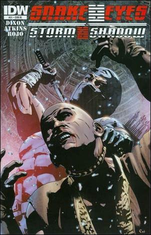 Snake Eyes and Storm Shadow issue 21-B Alex Cal 1:10 Cover