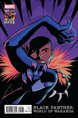 Black Panther: World of Wakanda issue 1-H Natacha Bustos Black Panther 50th Anniv. Cover