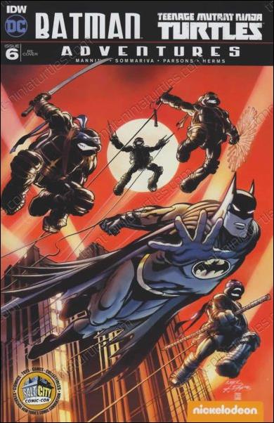 Batman/Teenage Mutant Ninja Turtles Adventures issue 6-E Neal Adams Salt City Comic Con Cover