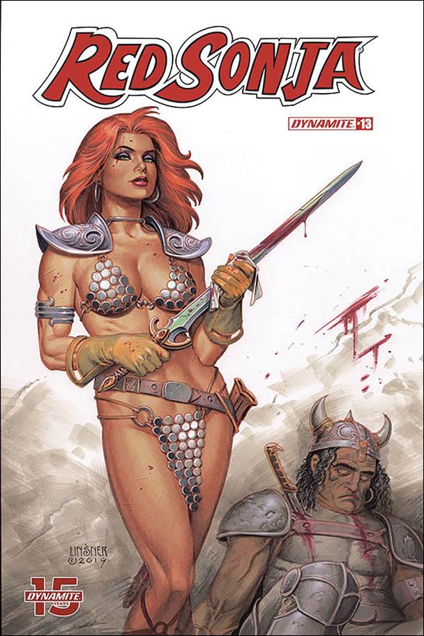 Red Sonja (2019) issue 13-B Joseph Michael Linsner Cover