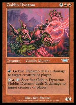 Magic the Gathering: Legions (Base Set) card 97 Goblin Dynamo