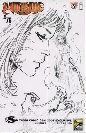 Wanted (2003) issue 4-D San Diego Comic-Con Witchblade Error Cover 1/100