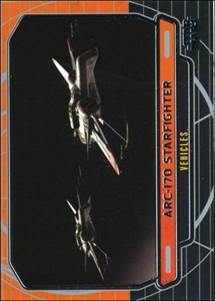 Star Wars Galactic Files (Base Set) card 262 ARC-170 Starfighter Vehicles