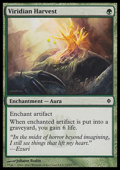Magic the Gathering: New Phyrexia card 125 Viridian Harvest