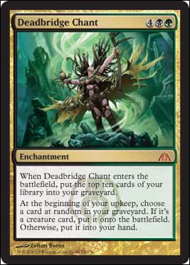 Magic the Gathering: Dragon's Maze (Base Set) card 63 Deadbridge Chant