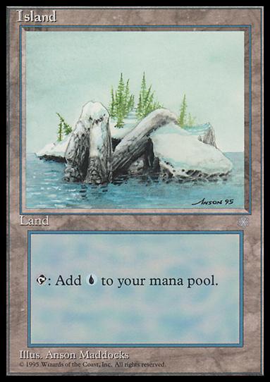Magic the Gathering: Ice Age (Base Set) card 366-C Island
