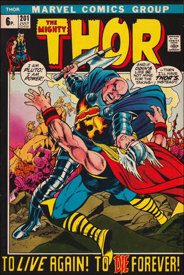 Thor (1966) issue 201-B UK Price Cover