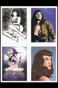 Bettie Page Private Collection (Promo) card nn1 4-Card Promo Sheet