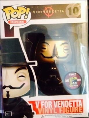 POP! Movies figure 10-B V for Vendetta (Metallic) 1/480