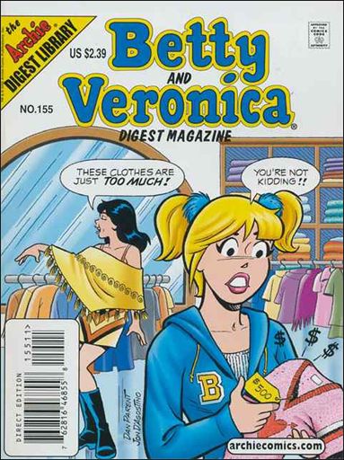 Betty and Veronica Digest Magazine issue 155