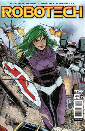 Robotech (2017) issue 16-C Marc Laming Cover