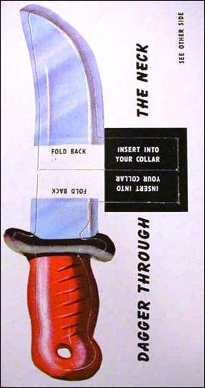 Get Smart (Secret Agent Kits Subset) card 10 Knife Through the Neck