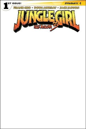 Jungle Girl Season 3 issue 1-B Blank Authentix Cover