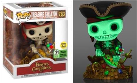 POP! Disney figure 783-B Treasure Skeleton (ECCC Exclusive)