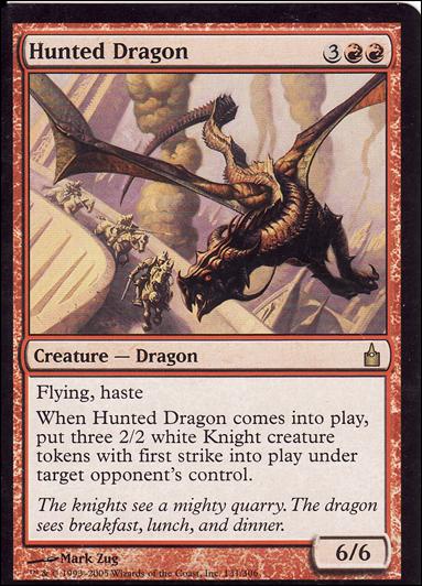 Magic the Gathering: Ravnica (Base Set)  card 131 Hunted Dragon