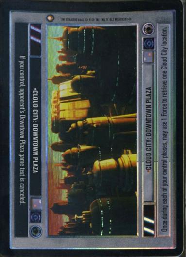 Star Wars: Reflections: A Collector's Bounty (Base Set) card 99 Cloud City: Downtown Plaza