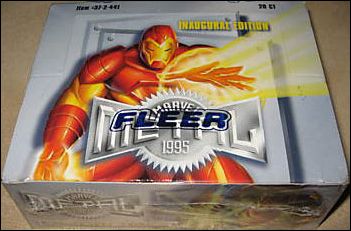 Marvel Metal card 1-C Sealed Box (Wal-Mart)