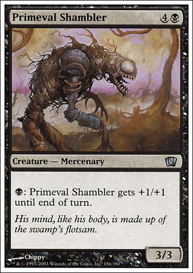 Magic the Gathering: 8th Edition (Base Set) card 156 Primeval Shambler