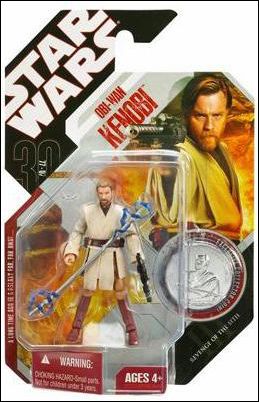 Star Wars: 30th Anniversary Collection 3 3/4" Action Figures (2007) figure 5 Obi-Wan Kenobi w/ Collector Coin