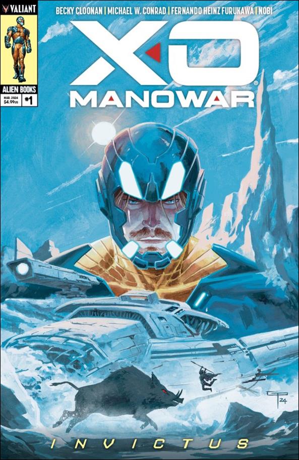 X-O Manowar: Invictus issue 1 Germán Peralta Cover