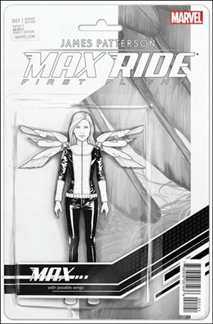 Max Ride: First Flight issue 1-D John Tyler Christopher Sketch Action Figure Cover