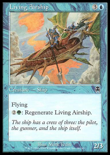 Magic the Gathering: Apocalypse (Base Set) card 28 Living Airship