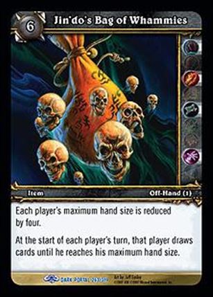 World of Warcraft: Through the Dark Portal (Base Set) card 263 Jin'do's Bag of Whammies