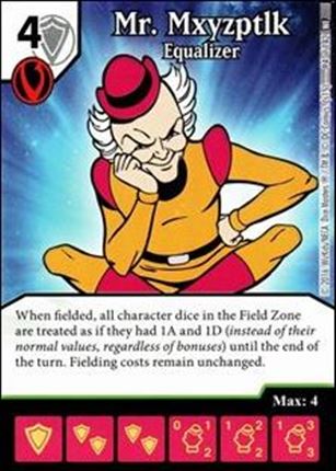 DC Comics Dice Masters World's Finest card 94 Mr. Mxyzptlk: Equalizer 