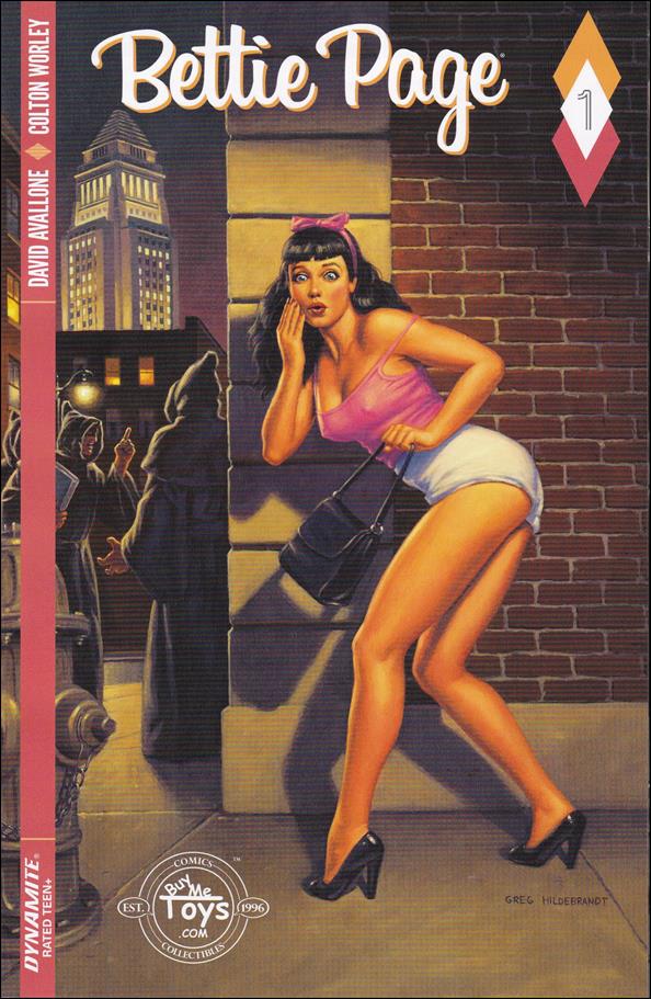 Bettie Page (2017) issue 1-P Greg Hidelbrandt buymetoys.com Color Cover