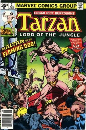 Tarzan (1977) issue 3-B 35 Cent Price Cover