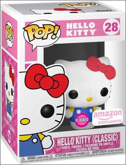 POP! Sanrio figure 28-C Hello Kitty (Classic) (Flocked) Amazon