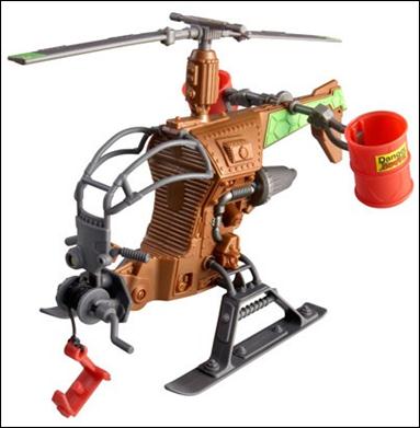 Teenage Mutant Ninja Turtles (2012) Vehicles and Playsets figure 11-B Mutagen Ooze Drop Copter (Loose)