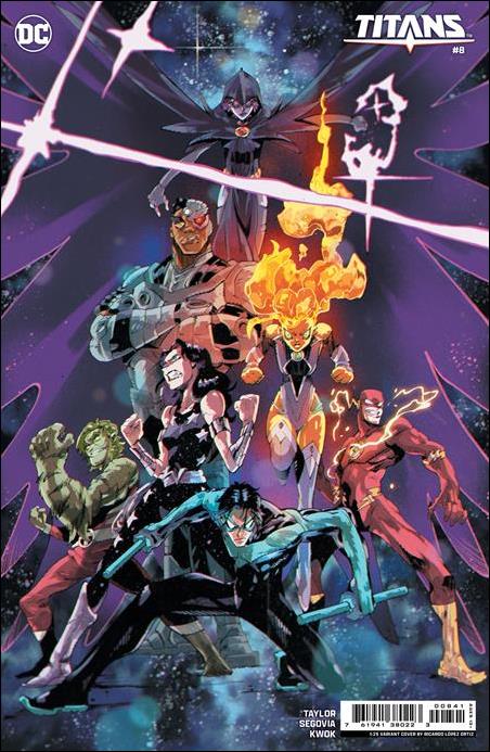 Titans (2023) issue 8-F Ricardo Lopez Ortiz 1:25 Cardstock Cover