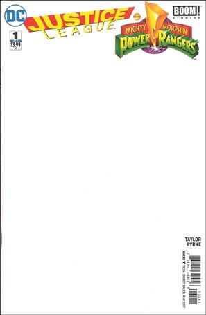 Justice League/Power Rangers issue 1-I Blank/Sketch Cover