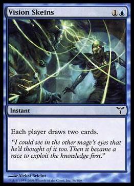 Magic the Gathering: Dissension (Base Set) card 36 Vision Skeins
