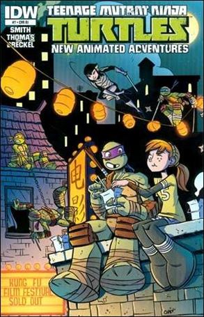 Teenage Mutant Ninja Turtles New Animated Adventures issue 7-B Chad Thomas 1:10 Cover