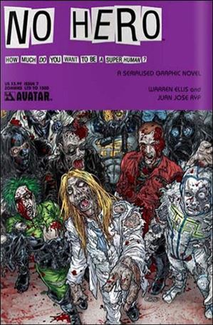 No Hero issue 7-E Zombies Cover 1/1500