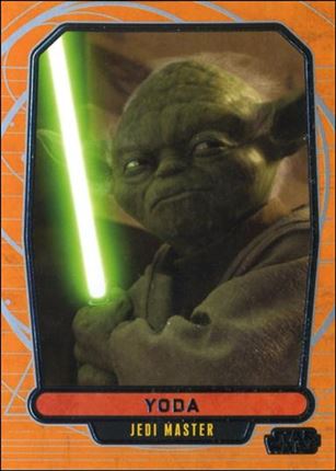 Star Wars Galactic Files (Base Set) card 71 Yoda Jedi Master
