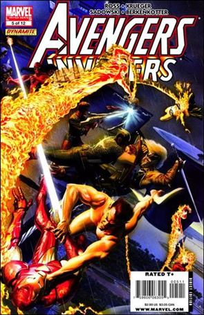 Avengers/Invaders issue 5 Alex Ross Cover
