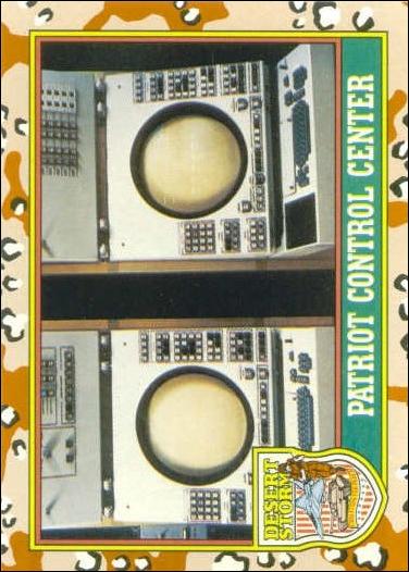Desert Storm: Series 1 (Base Set) card 66 Patriot Control Center