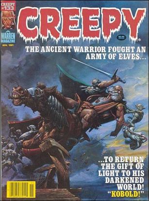 Creepy issue 133 Jeff Easley Cover