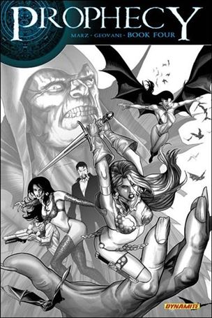 Prophecy issue 4-B Paul Renaud 1:25 Black & White Cover