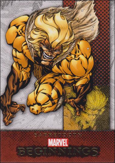 Marvel Beginnings: Series 1 (Base Set) card 62 Sabretooth